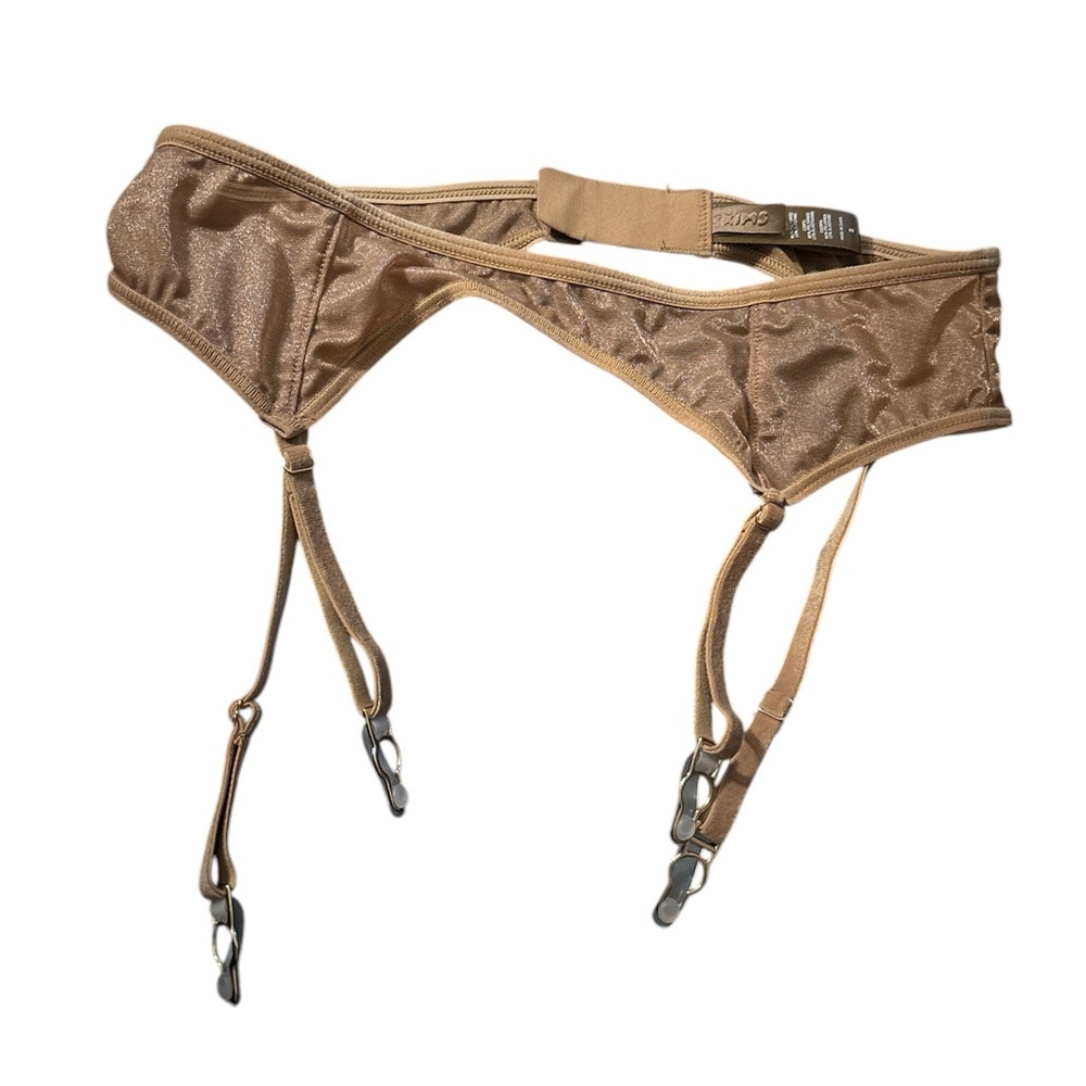 SKIMS Tan Gold Garter Belt small adjustable intimate wear